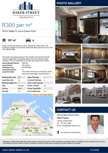 R300 per m² - Baker Street Properties