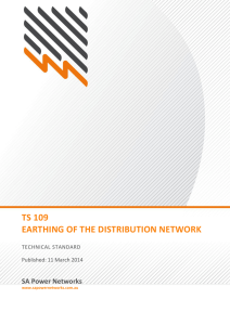 TS109 Earthing of the Distribution Network