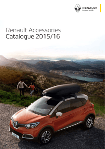 Renault Accessories Catalogue 2015/16