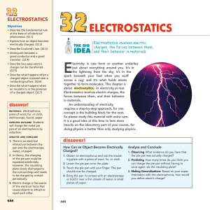electrostatics - Hingham Schools