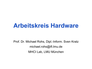 Arbeitskreis Hardware