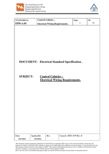 Electrical Wiring Requirements.