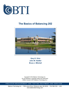 The Basics of Balancing 202