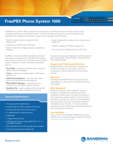 FreePBX Phone System 1000