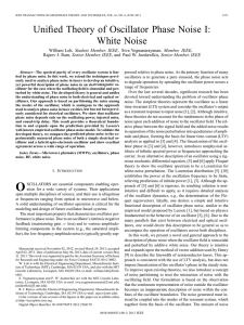 Unified Theory of Oscillator Phase Noise I: White Noise