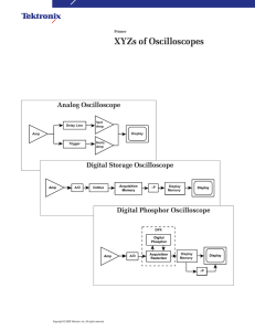 XYZs of Oscilloscopes