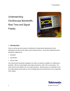 Understanding Oscilloscope Bandwidth, Rise Time and