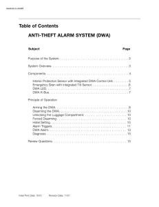 20_E65 Anti Theft Alarm System