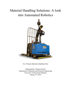 Material Handling Solutions: A look into Automated Robotics