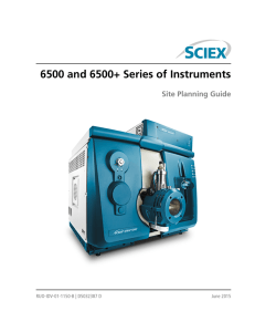 6500 and 6500+ Series of Instruments Site Planning Guide