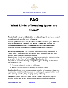 Housing Types - New Castle County