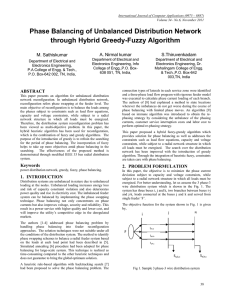 Phase Balancing of Unbalanced Distribution Network through