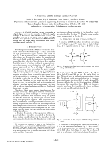 A Universal CMOS Voltage Interface Circuit