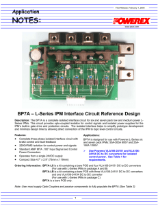 BP7A - L-Series IPM Interface Circuit Reference Design