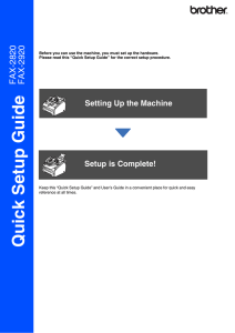 Quick Setup Guide