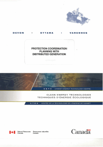 Protection Coordination Planning with Distributed Generation