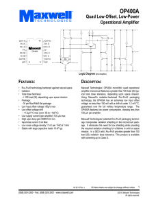 OP400A - Maxwell Technologies