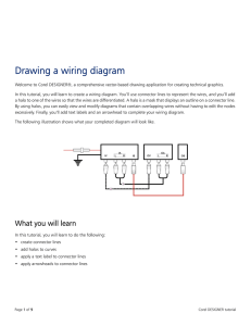 Drawing a wiring diagram