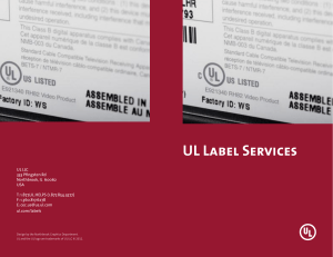 UL Label Services