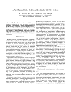 A New Flux and Stator Resistance Identifier for AC - Allen