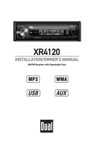 XR4120 - Dual Electronics