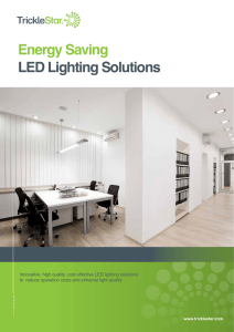 Energy Saving LED Lighting Solutions