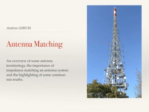 Antenna Matching