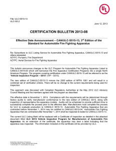 Certification Bulletin 2013-08ENG-ULC-S515