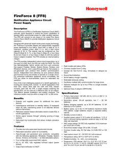 FireForce 8 (FF8) - Honeywell Power Products
