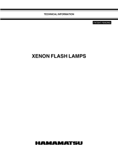 xenon flash lamps