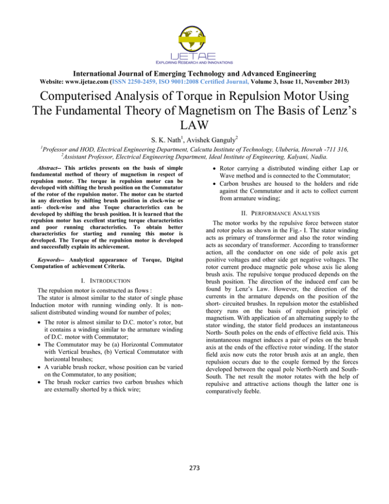 computerised-analysis-of-torque-in-repulsion-motor