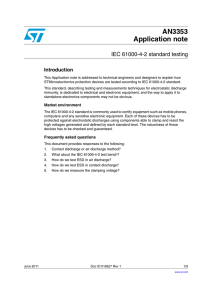 IEC 61000-4-2 standard testing