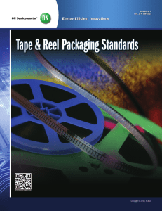 Tape and Reel Packaging Specifications