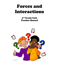 Forces and Interactions - McCracken County Public Schools