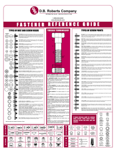 fastener reference guide