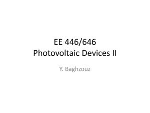 Photovoltaic Devices