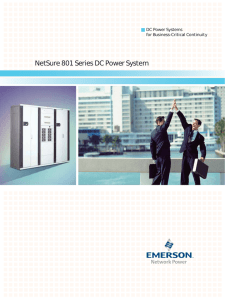 NetSure 801 Series DC Power System