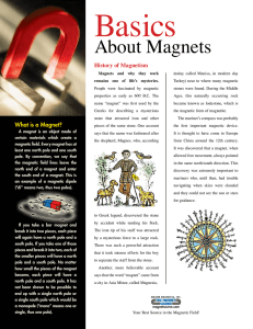History of Magnetism - Master Magnetics, Inc.