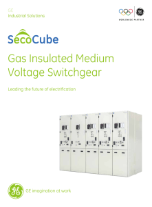 Gas Insulated Medium Voltage Switchgear