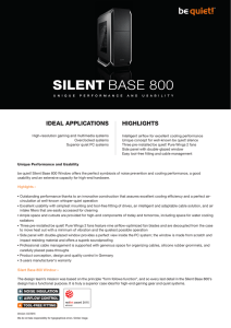 Datasheet - Be Quiet!