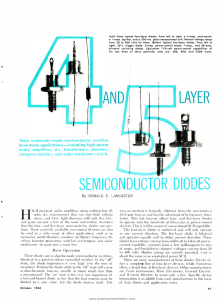 SEMICONDUCTOR DIODES