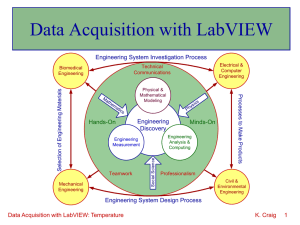Data Acquisition with LabVIEW