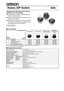 A6A Rotary DIP Switch