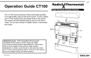 Smart Thermostat (CT100)