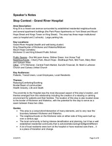 Speaker`s Notes Stop Context - Grand River Hospital