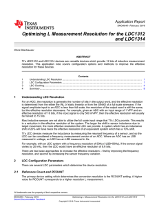 Optimizing L Measurement Resolution for the
