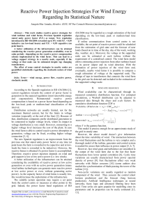 Reactive Power Injection Strategies for Wind Energy