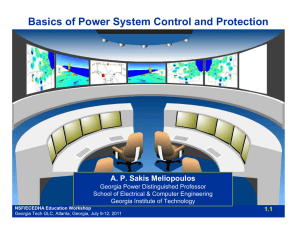 Basics of Power System Control and Protection