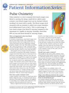 Pulse Oximetry - American Thoracic Society