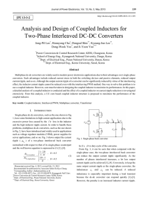 Analysis and Design of Coupled Inductors for Two